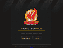 Tablet Screenshot of gasolinadrink.com